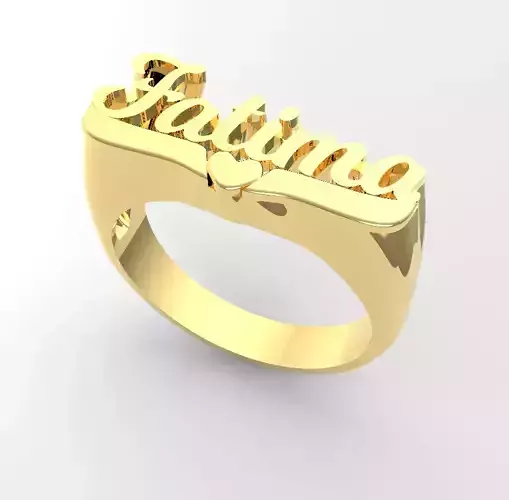 Fatima name ring
