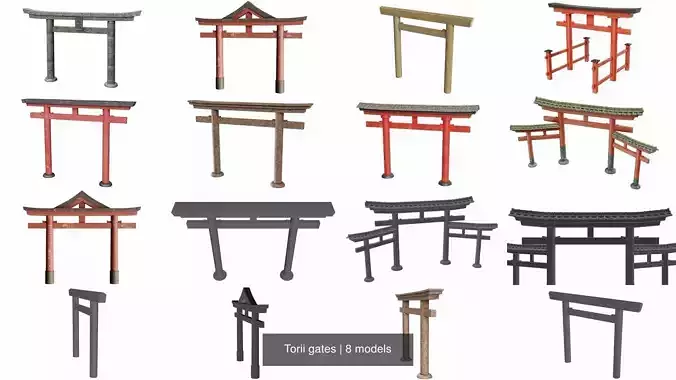 Torii gates