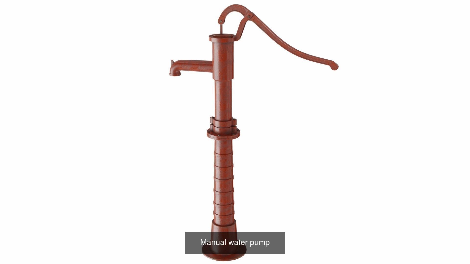 Manual water pumps 3D Model Collection_3