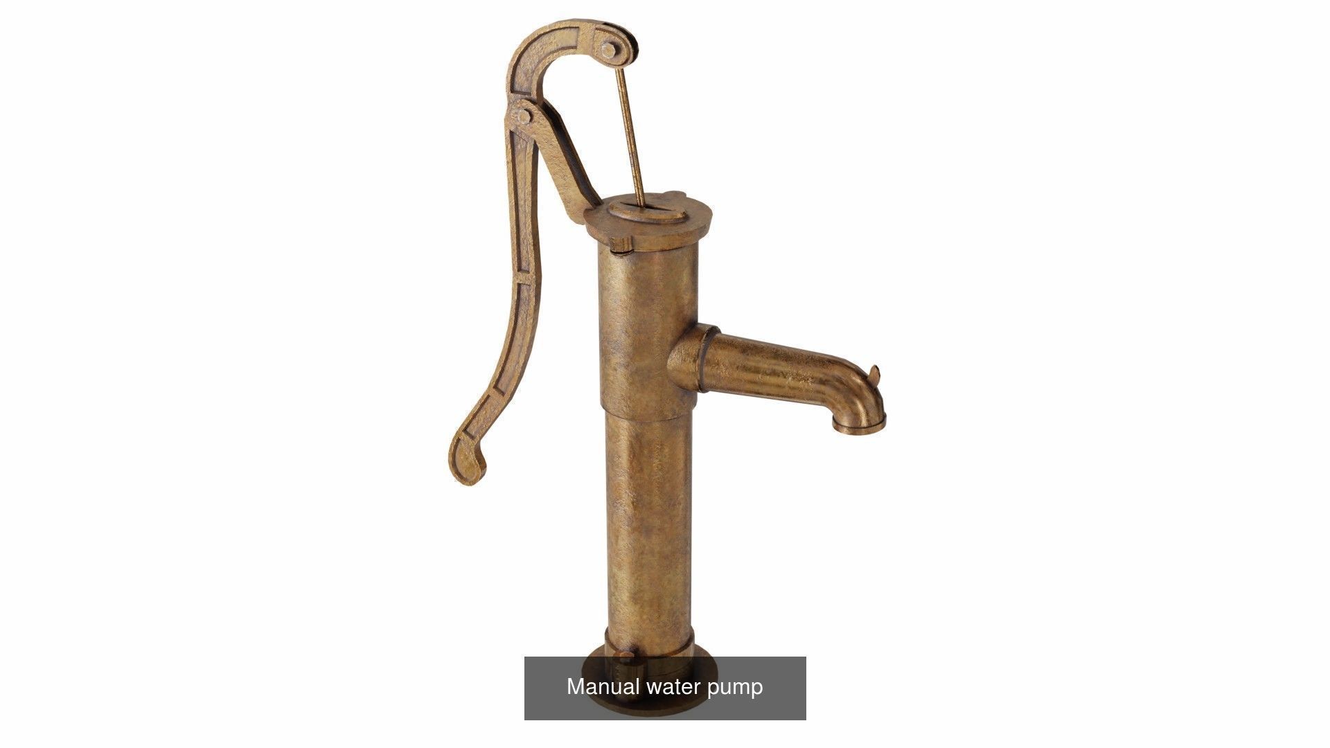 Manual water pumps 3D Model Collection_2