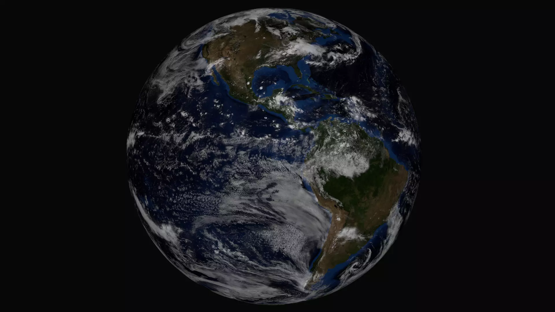 Earth from space Low-poly 3D model_0