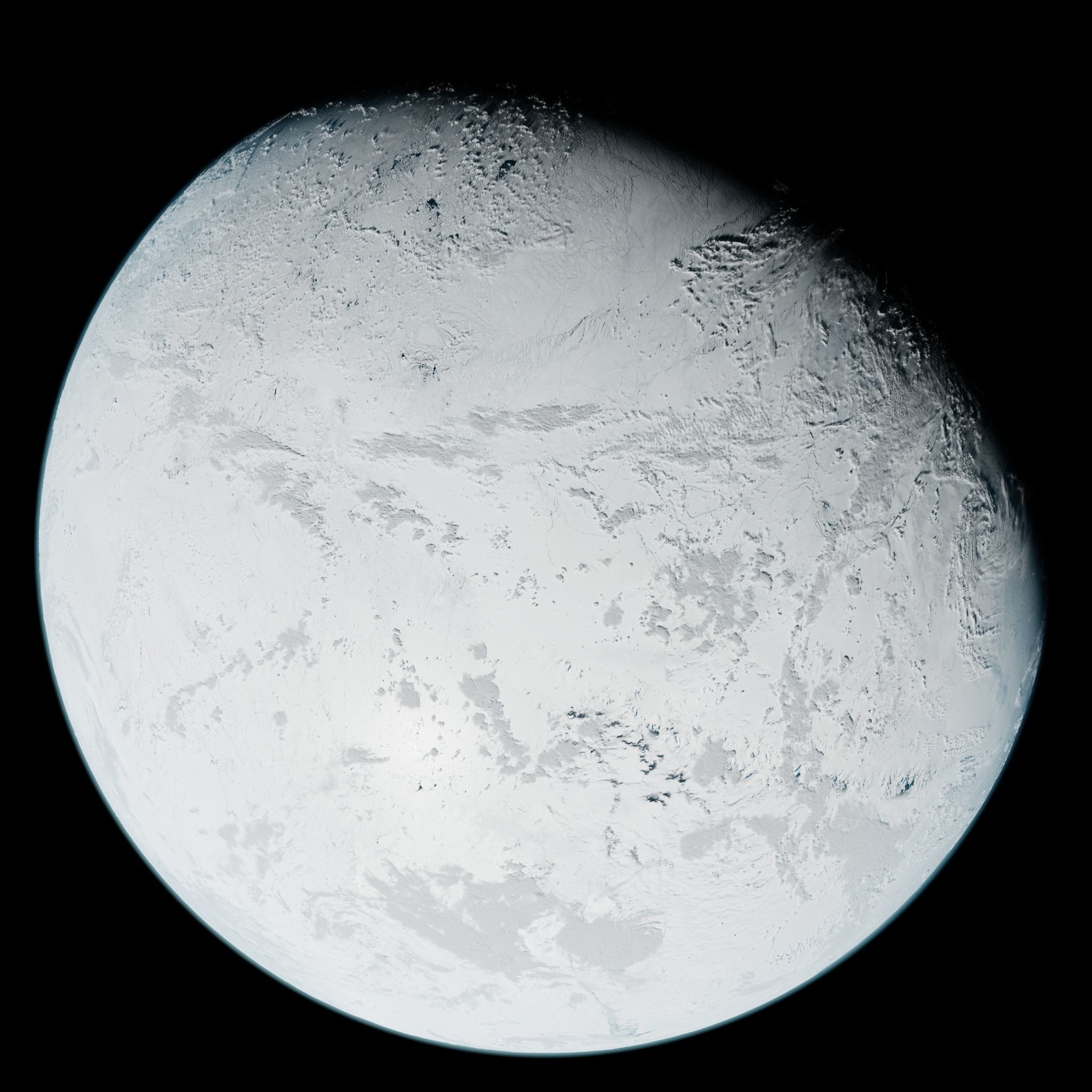 Ice Planet 05 - 4k Free 3D model_6