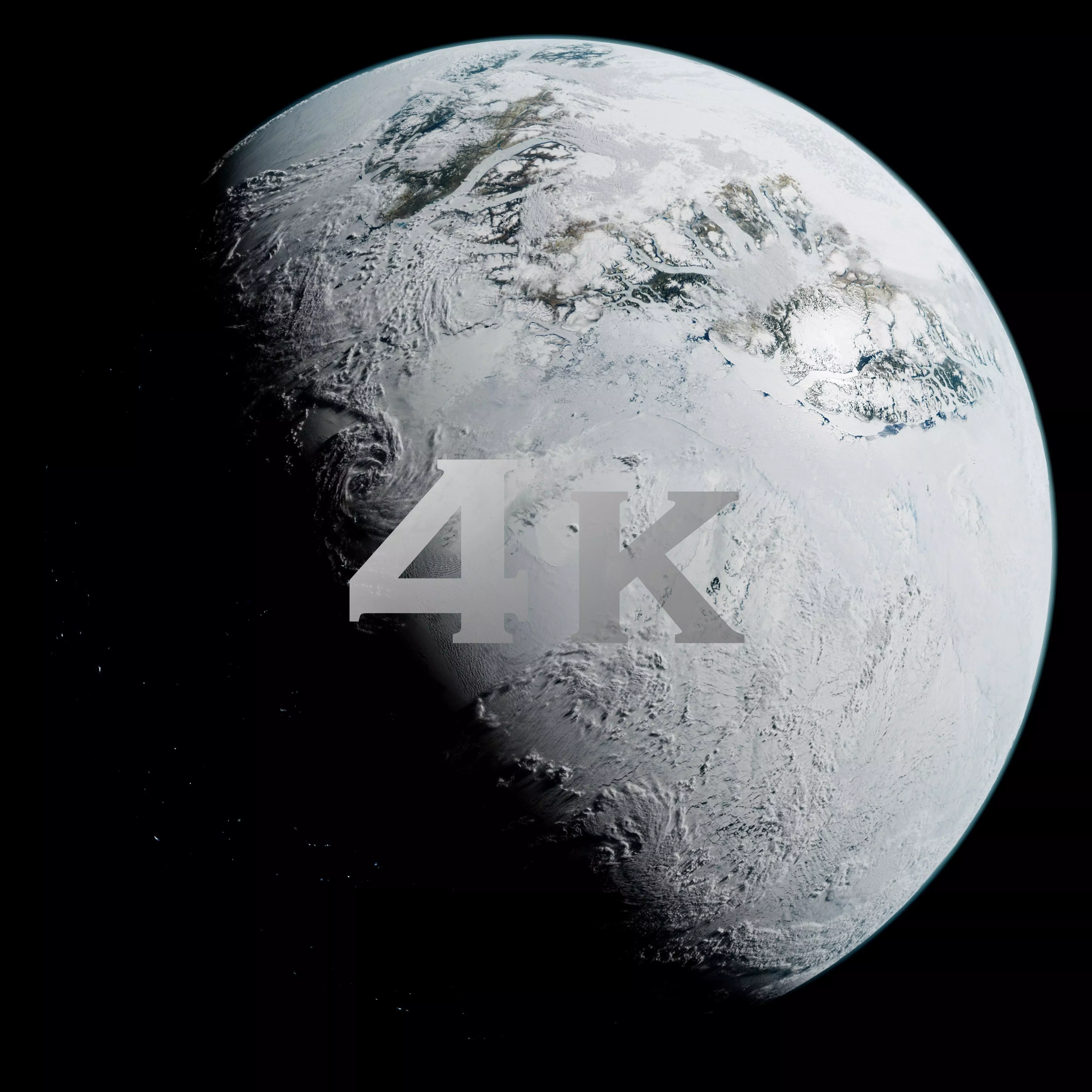 Ice Planet 05 - 4k Free 3D model_0