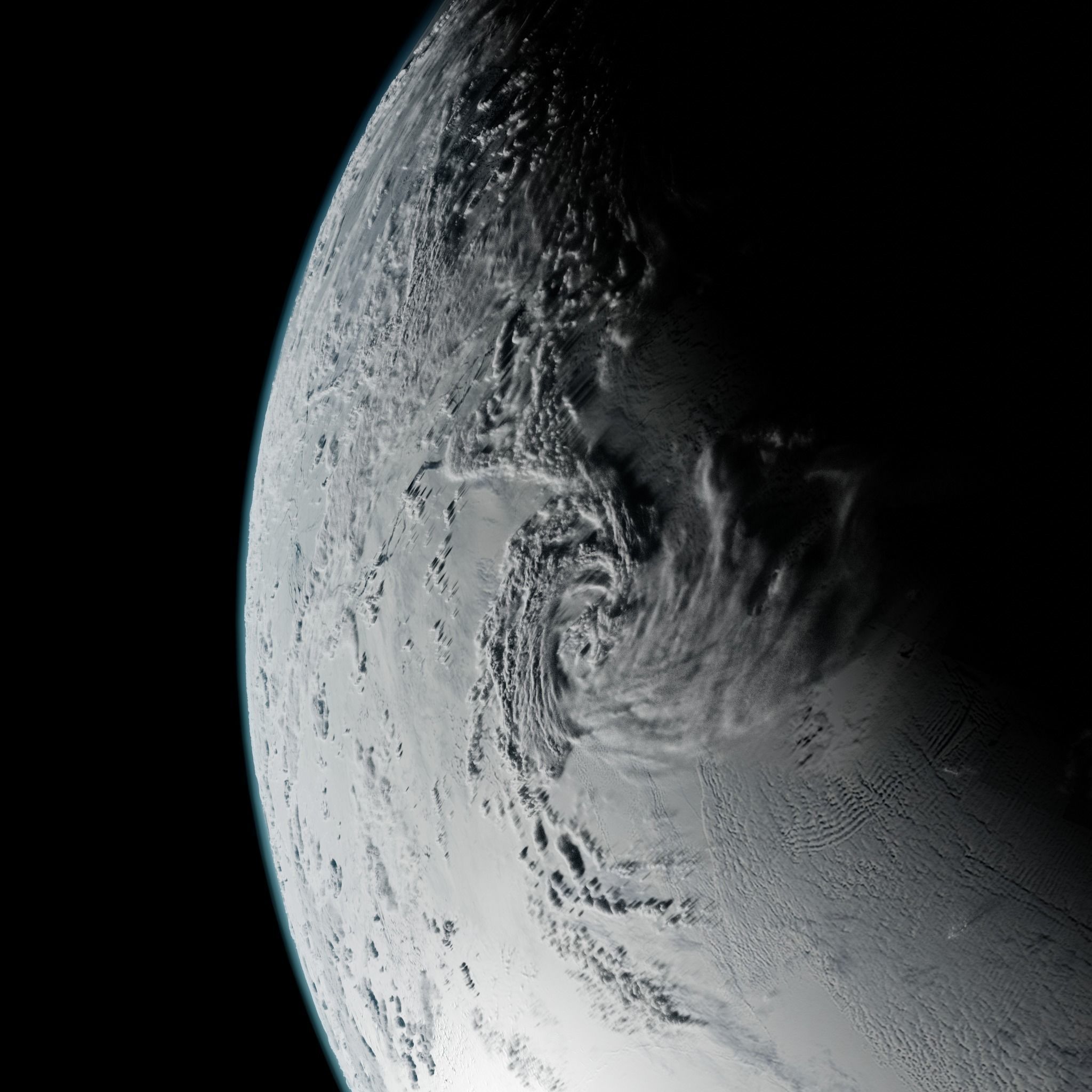 Ice Planet 05 - 4k Free 3D model_7