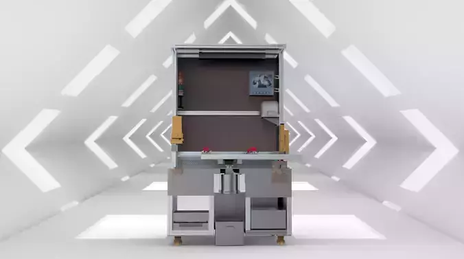 Spraying-manual-table electronic machine with computer