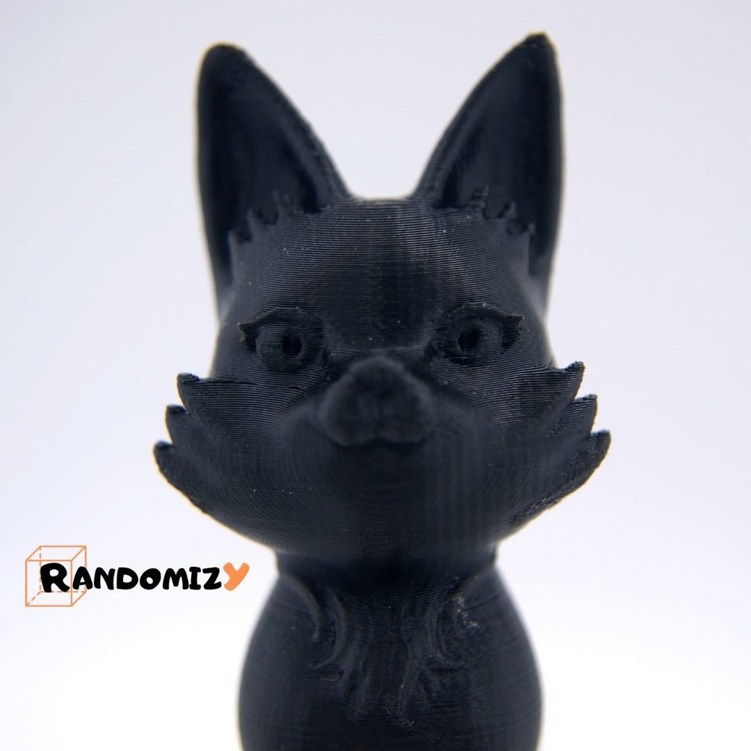 Cat on a Pumpkin 3D print model_2