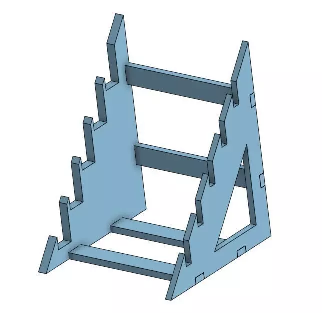 Pocket Knife Display Rack 3D print model