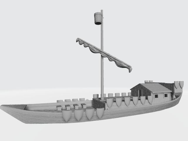 Medieval teutonic rivership 3D print model_1