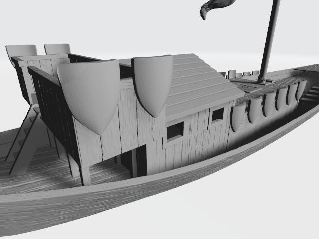 Medieval teutonic rivership 3D print model_6
