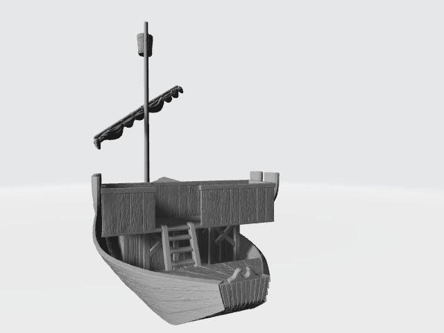Medieval teutonic rivership 3D print model_5