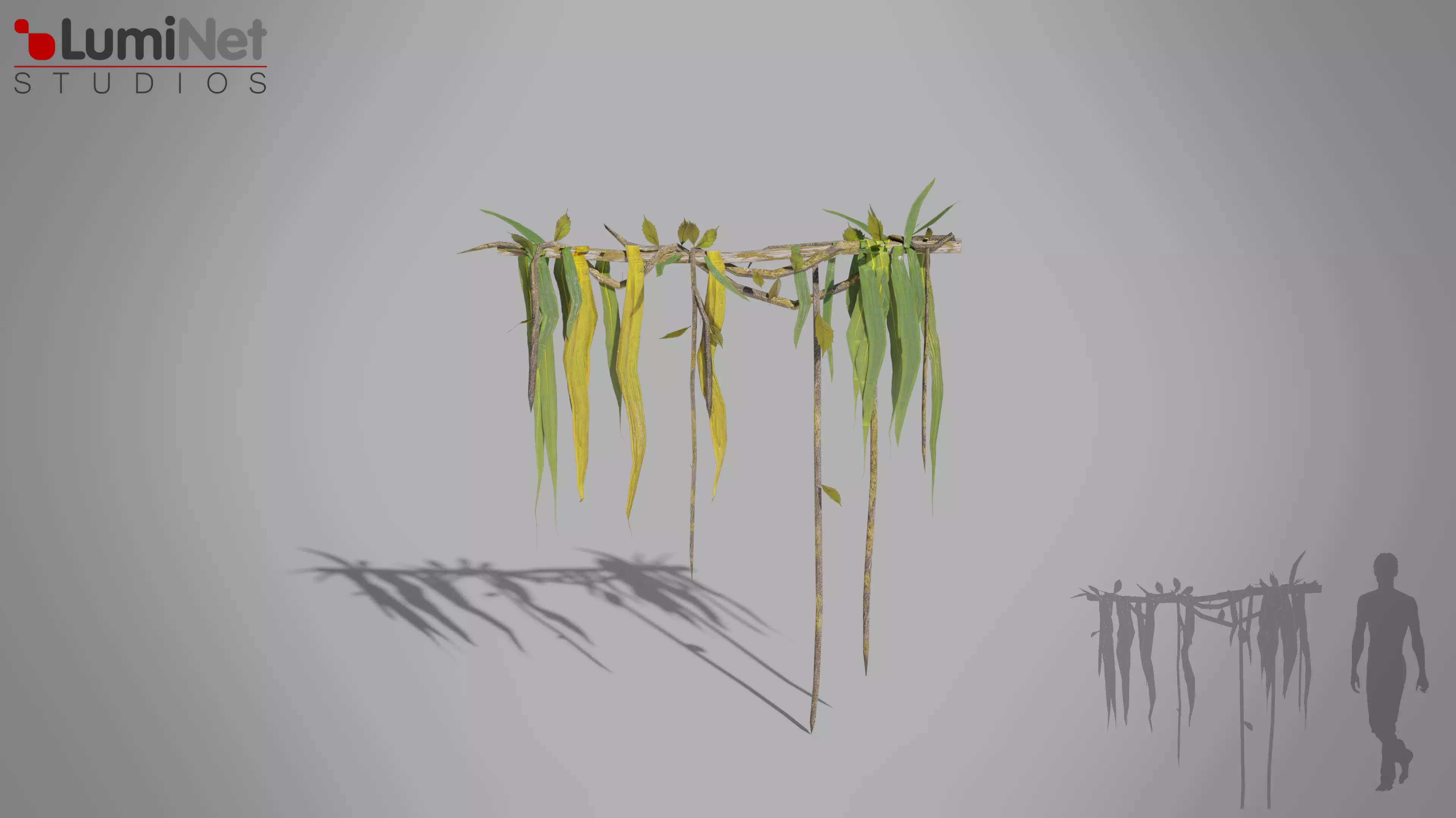 Vine Jungle foliage 16 of 18 Low-poly 3D model Low-poly 3D model_0