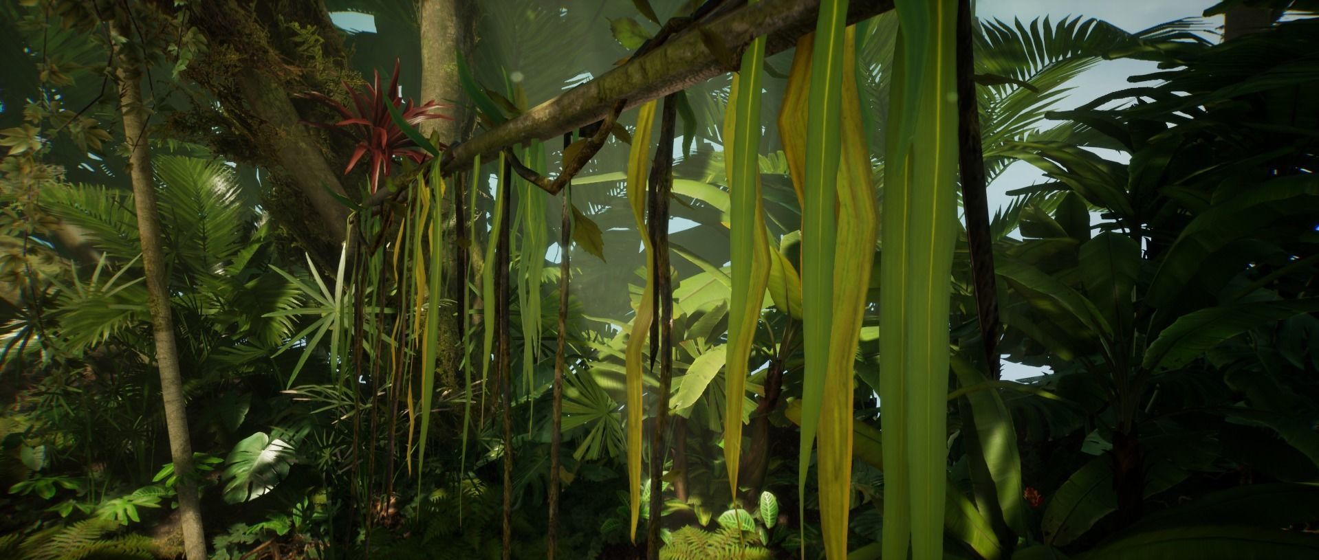 Vine Jungle foliage 16 of 18 Low-poly 3D model Low-poly 3D model_4