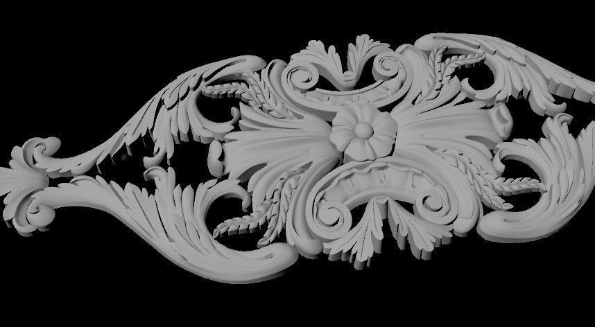 dekor ornament 3D model_1