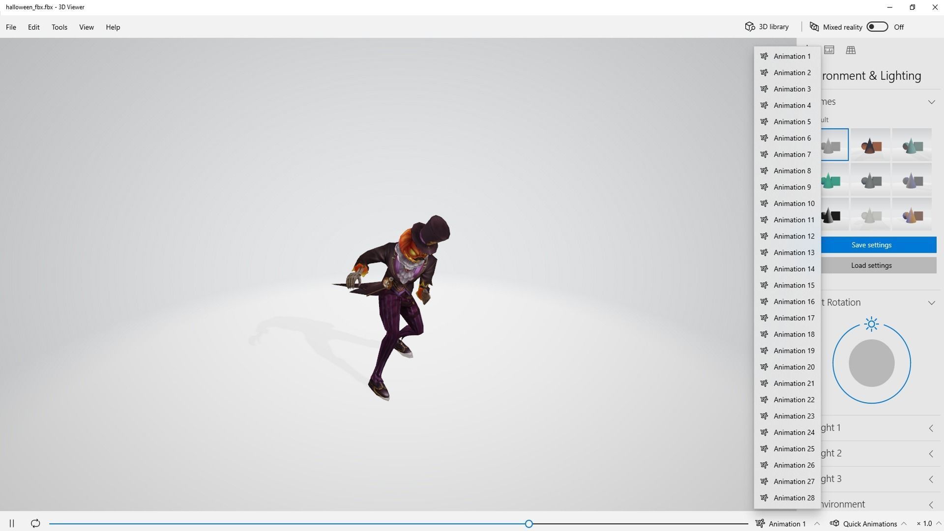 halloween characters 3D model_6