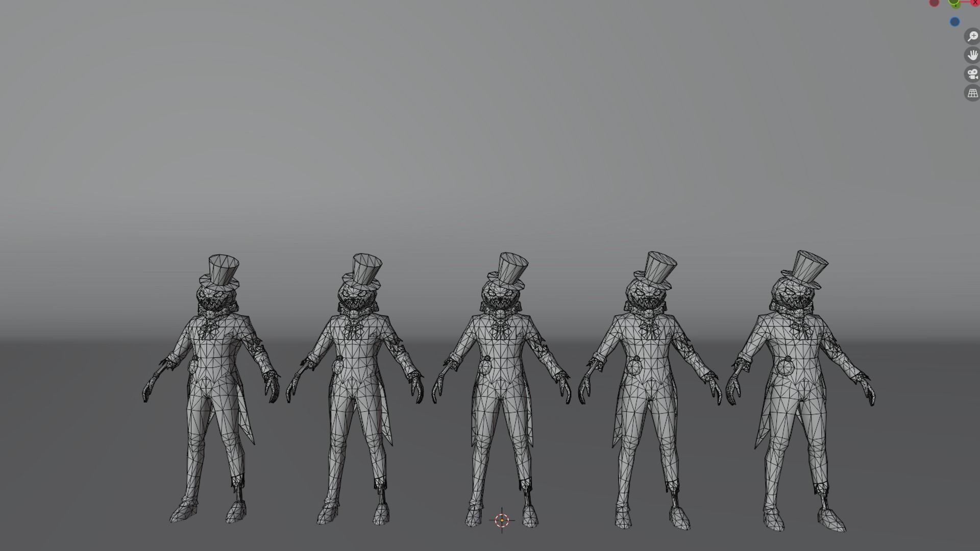 halloween characters 3D model_5