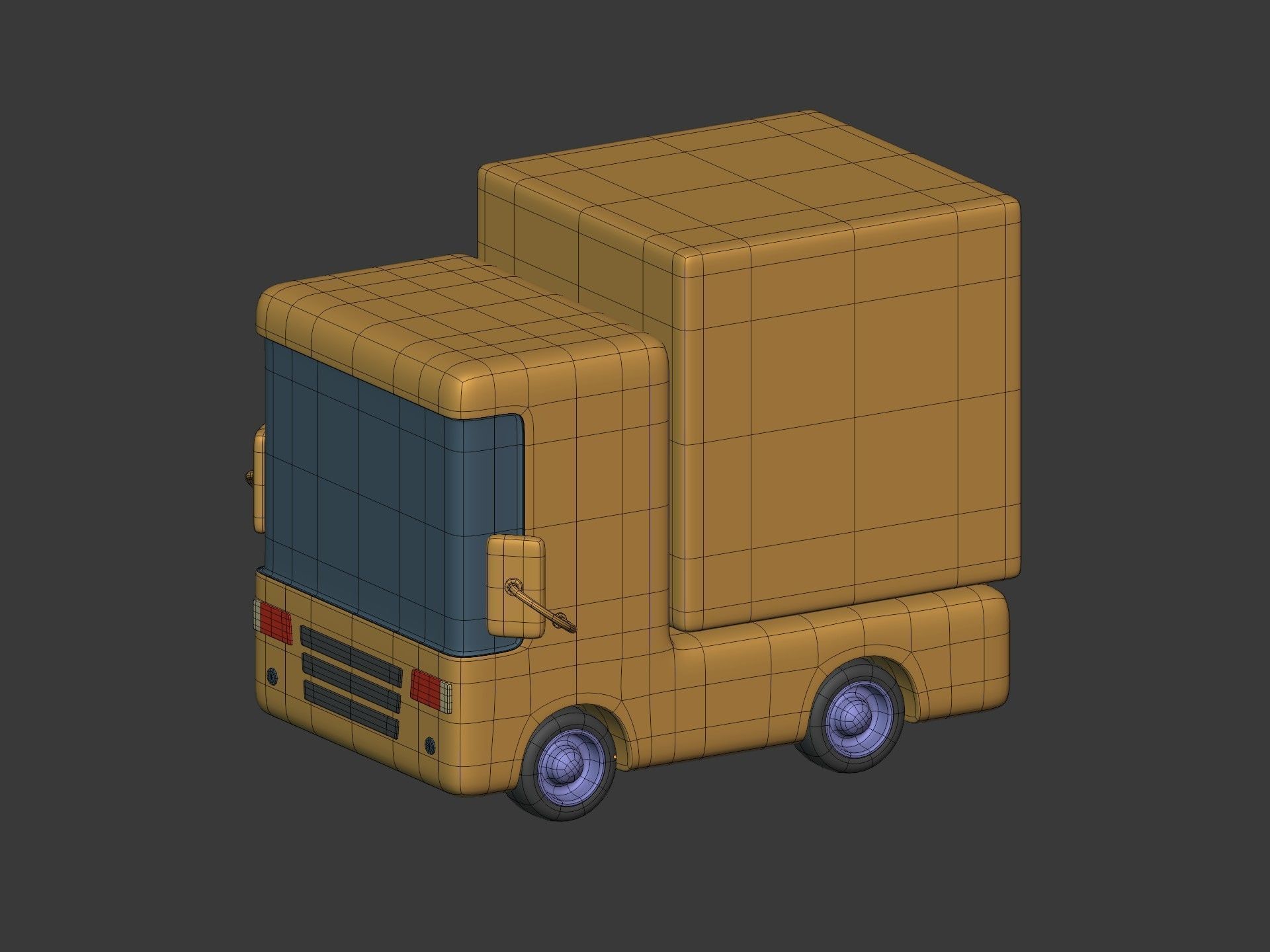 Cartoon Vehicles  Low-poly 3D model_26