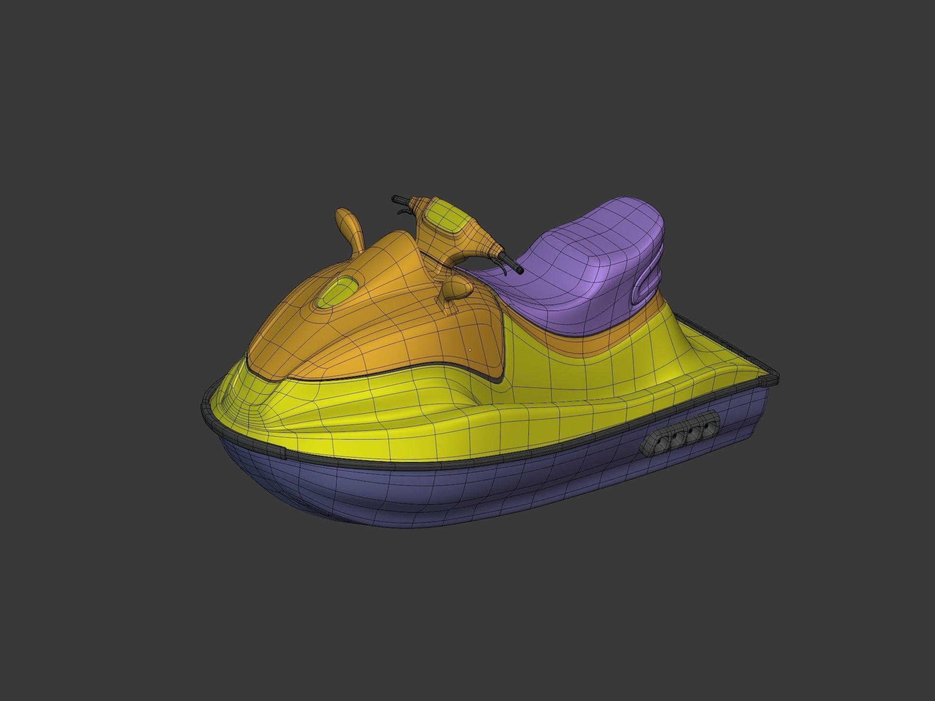 Cartoon Vehicles  Low-poly 3D model_32