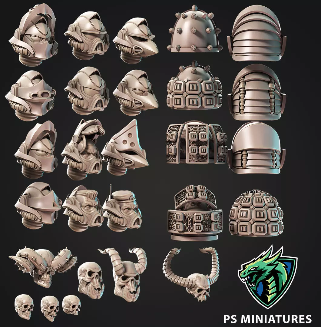 Marine Alien Hunter Customisation Vol 2 3D print model_0