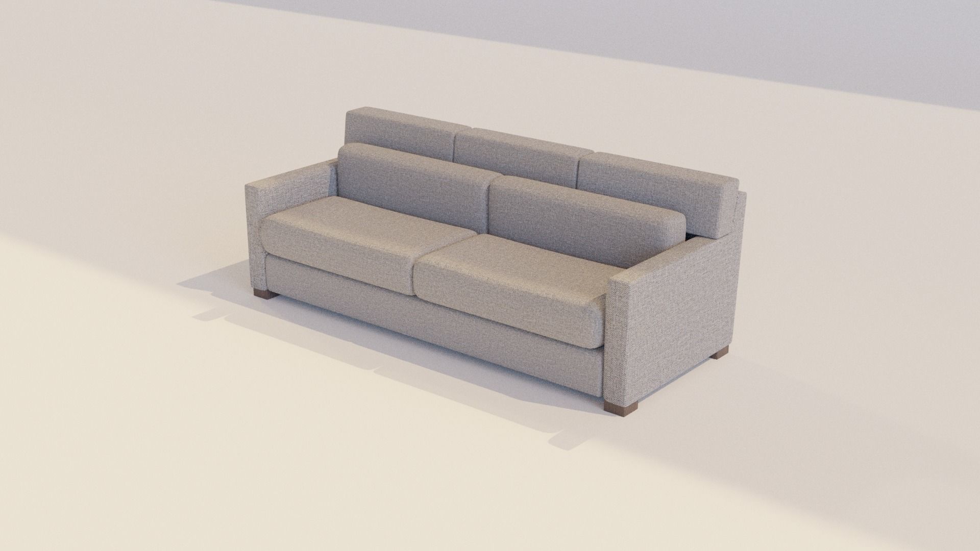 Vesper King Sleeper Sofa 3D model_0