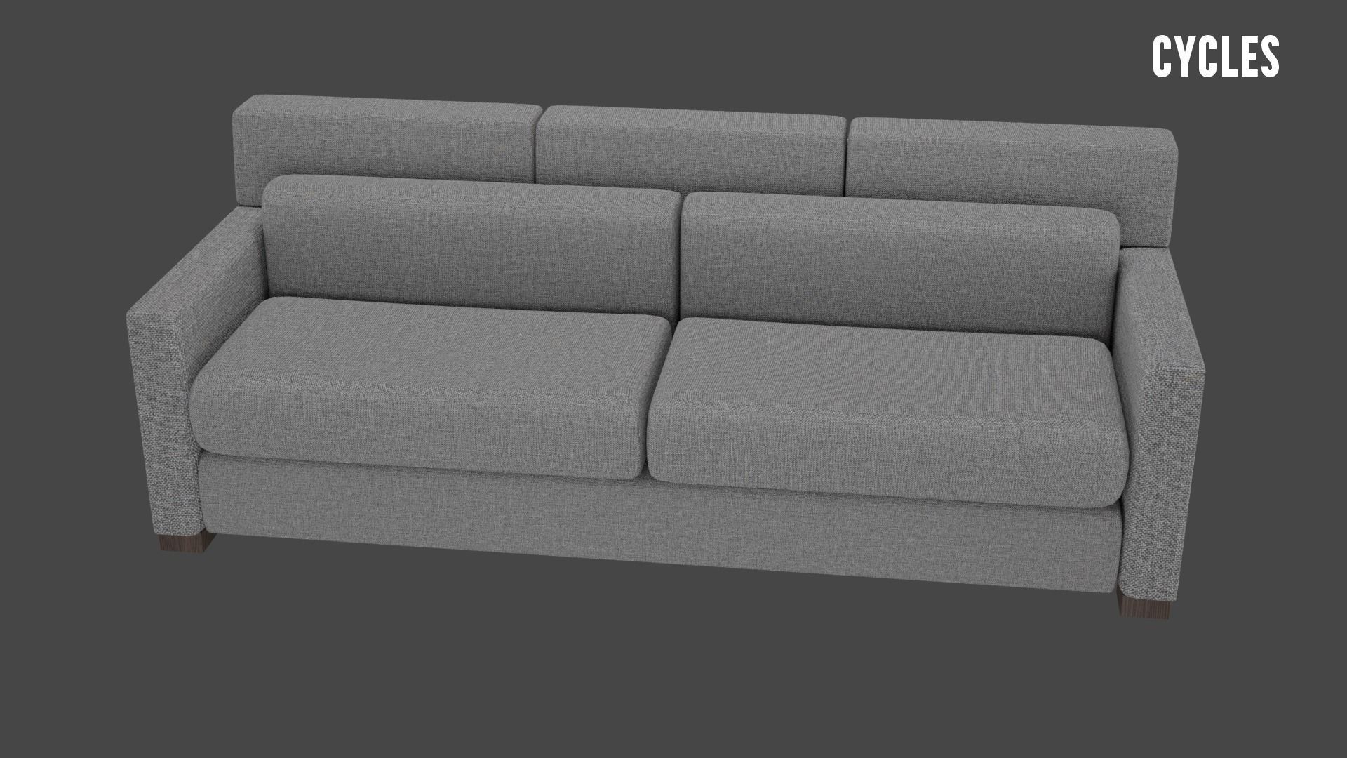 Vesper King Sleeper Sofa 3D model_2