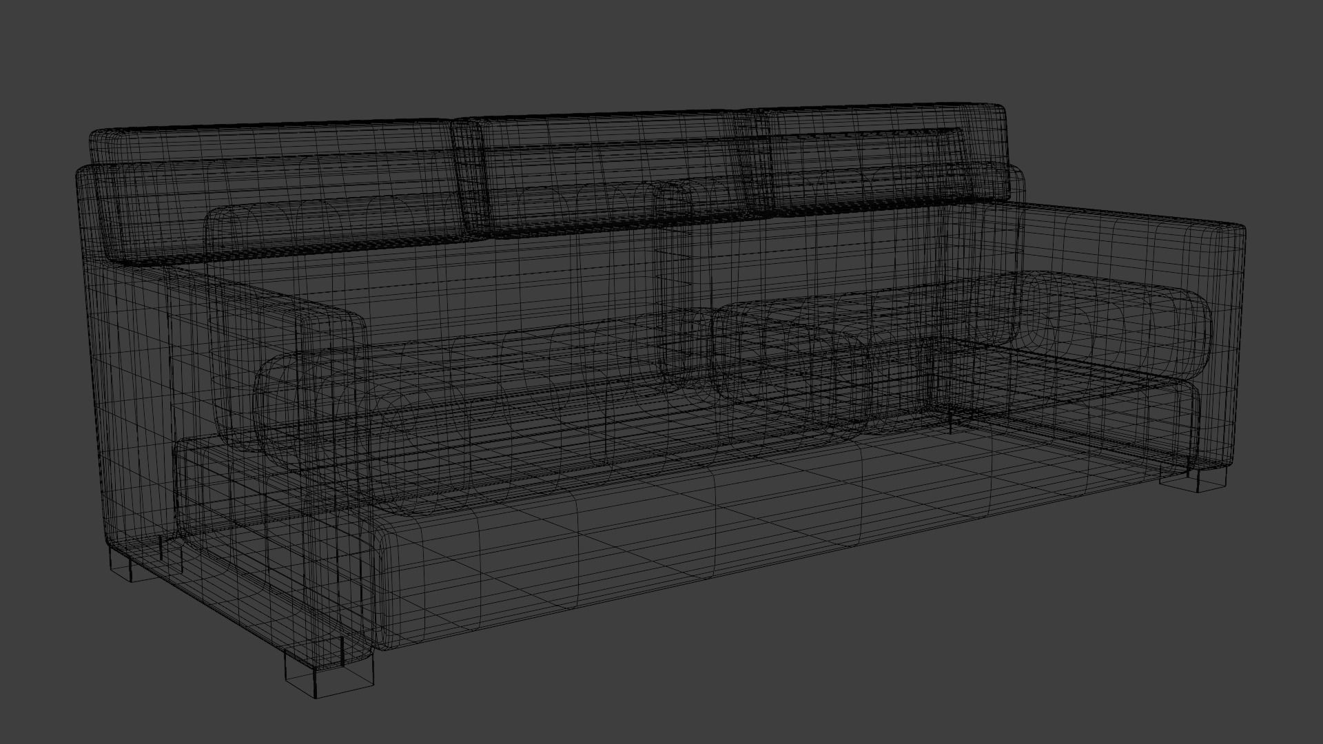 Vesper King Sleeper Sofa 3D model_9