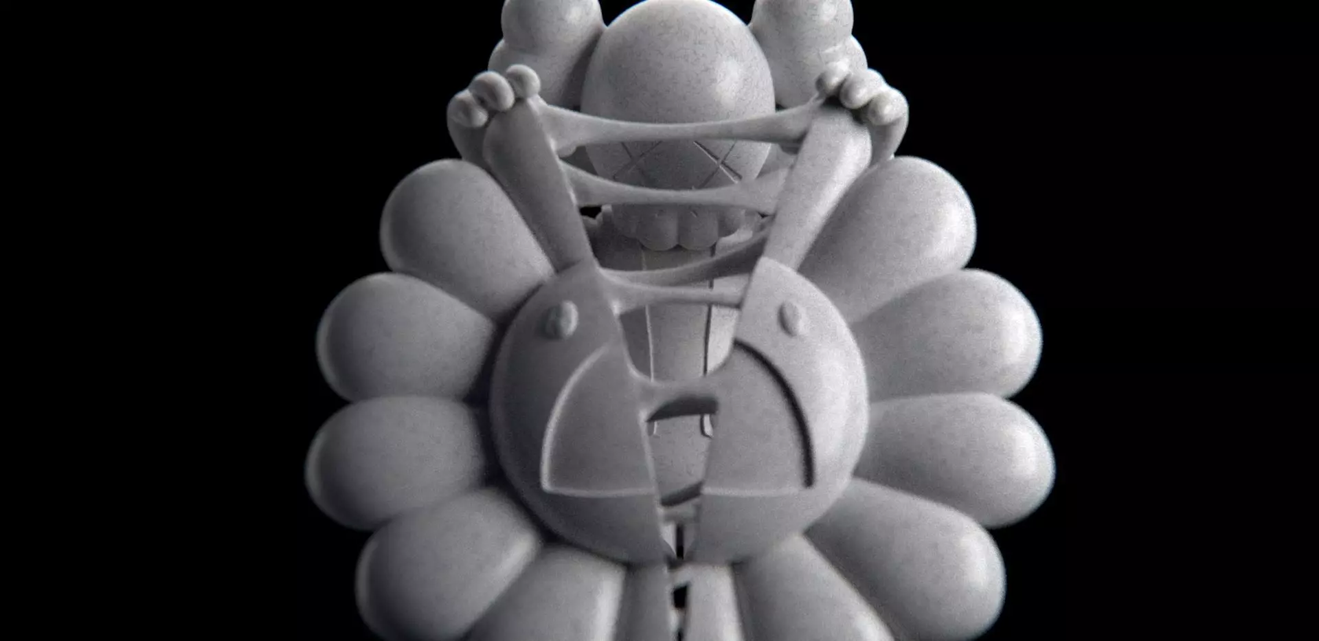 KAWS x MURAKAMI for 3D printing 3D print model