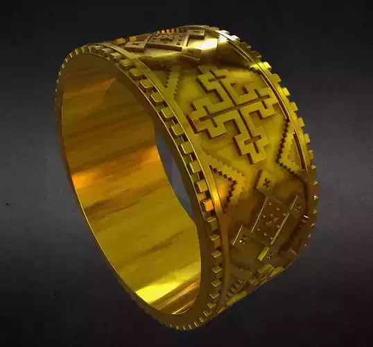 Georgian ornaments ring