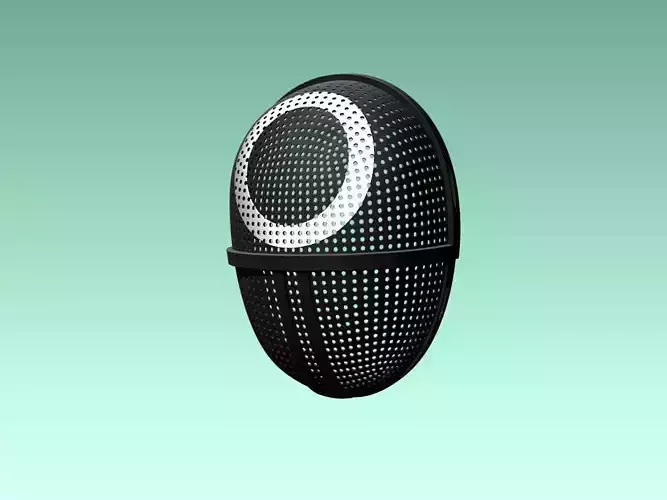 Mascaras del Calamardo mas finas Squid Game Mask 3D model