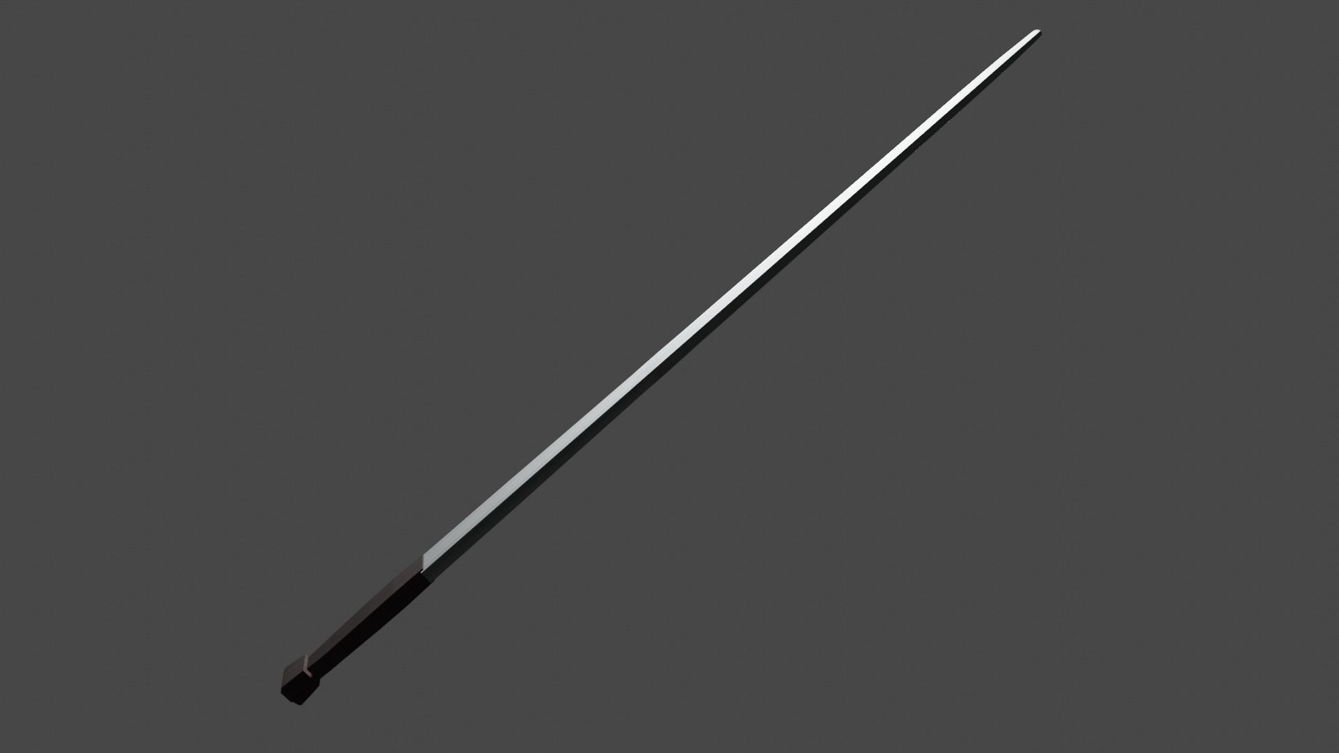 Realistic Sword 3D model_1