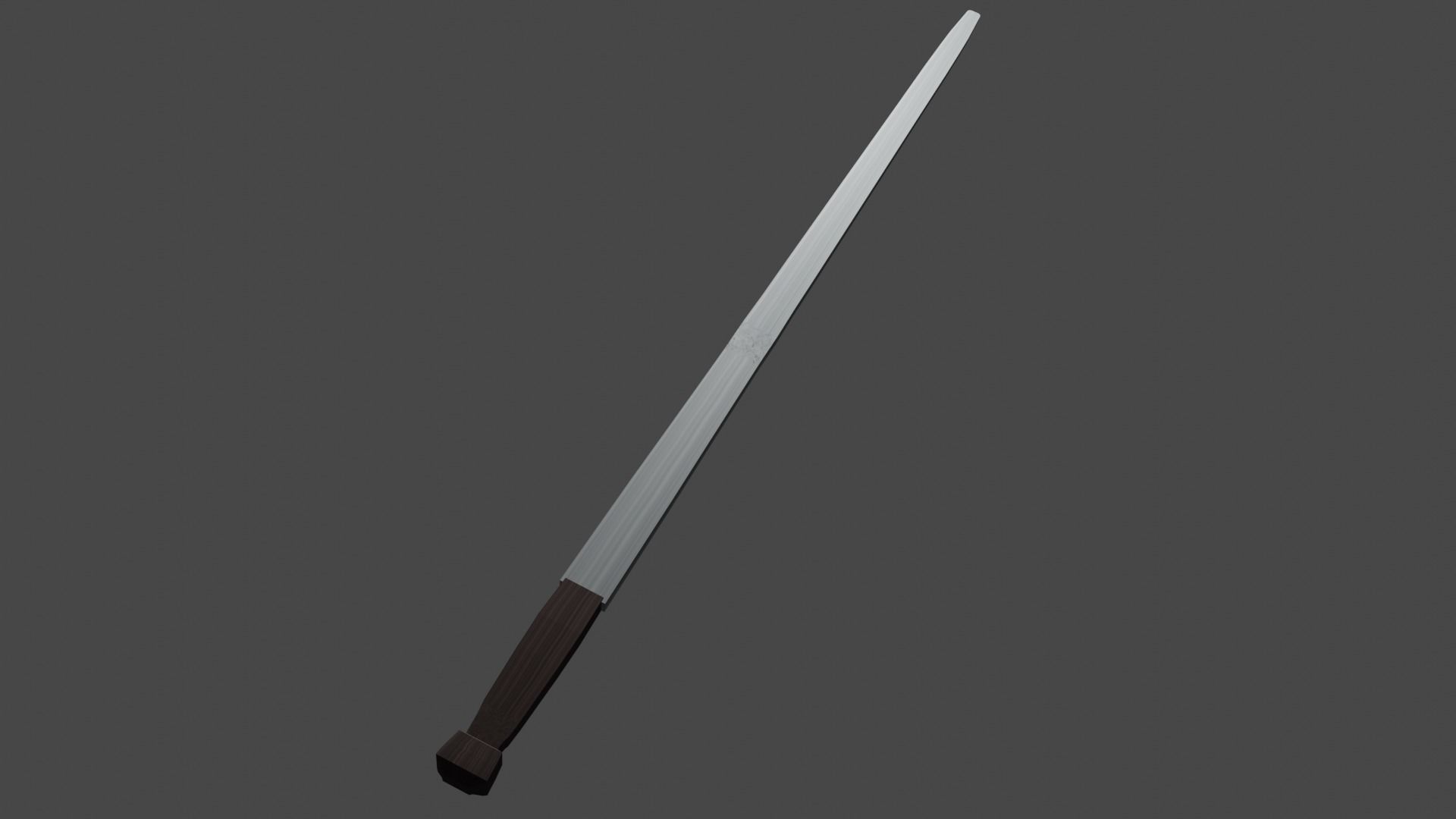 Realistic Sword 3D model_4