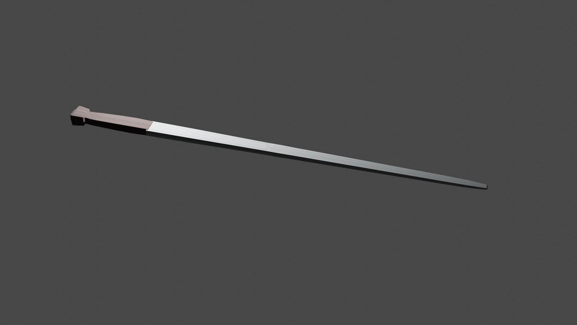 Realistic Sword 3D model_3