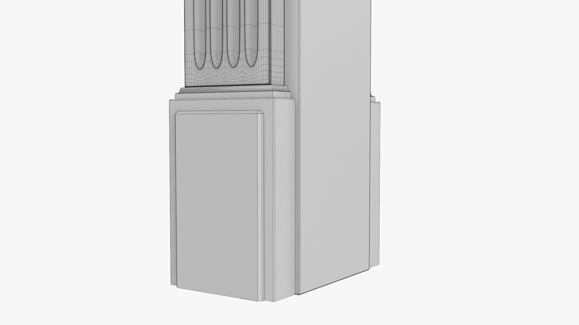 Door portal classic 02 3D model_7