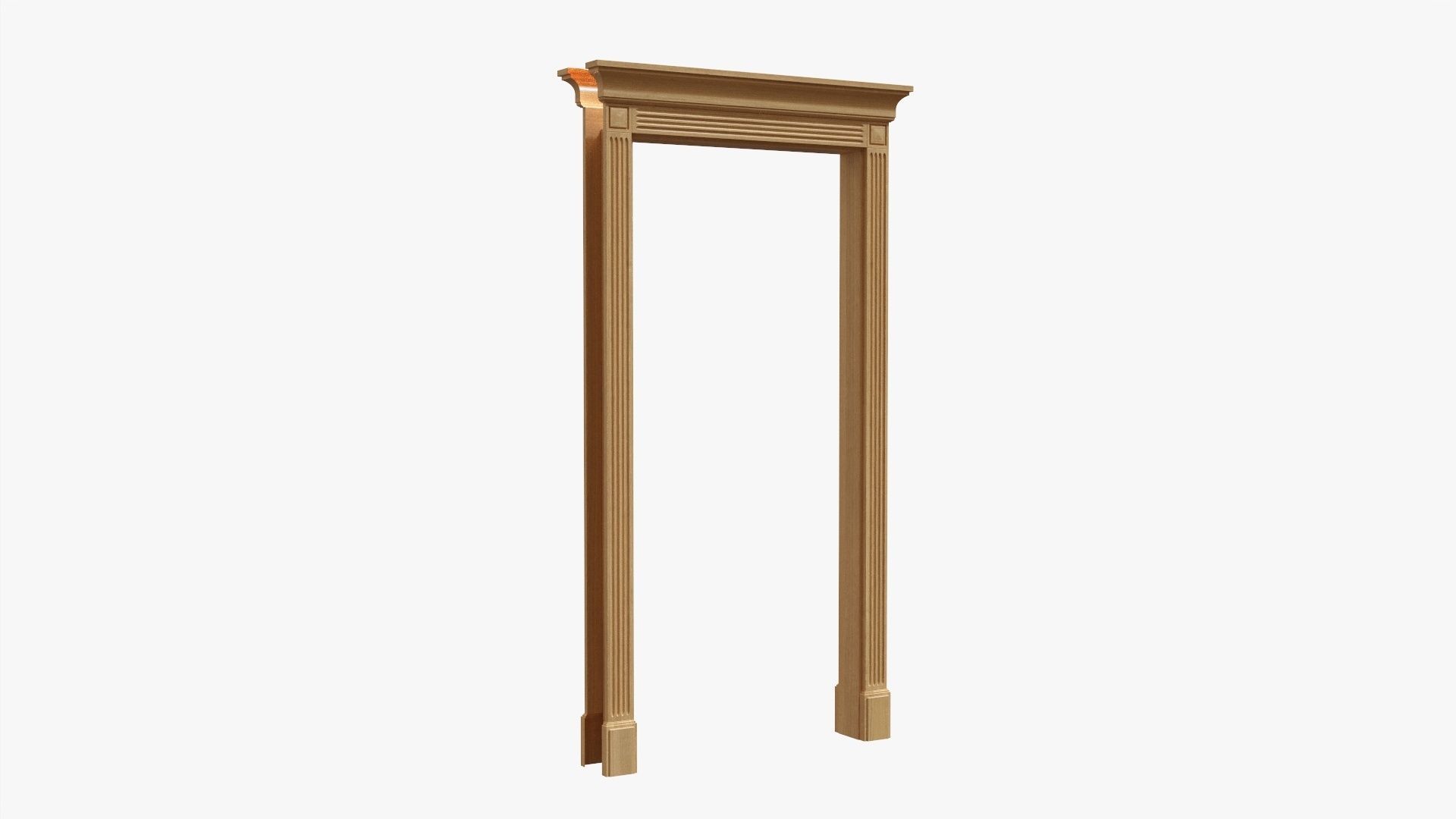 Door portal classic 02 3D model_1