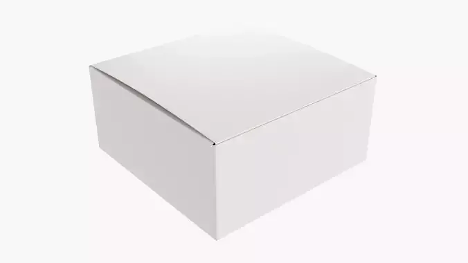 Gift paper box 04 3D model
