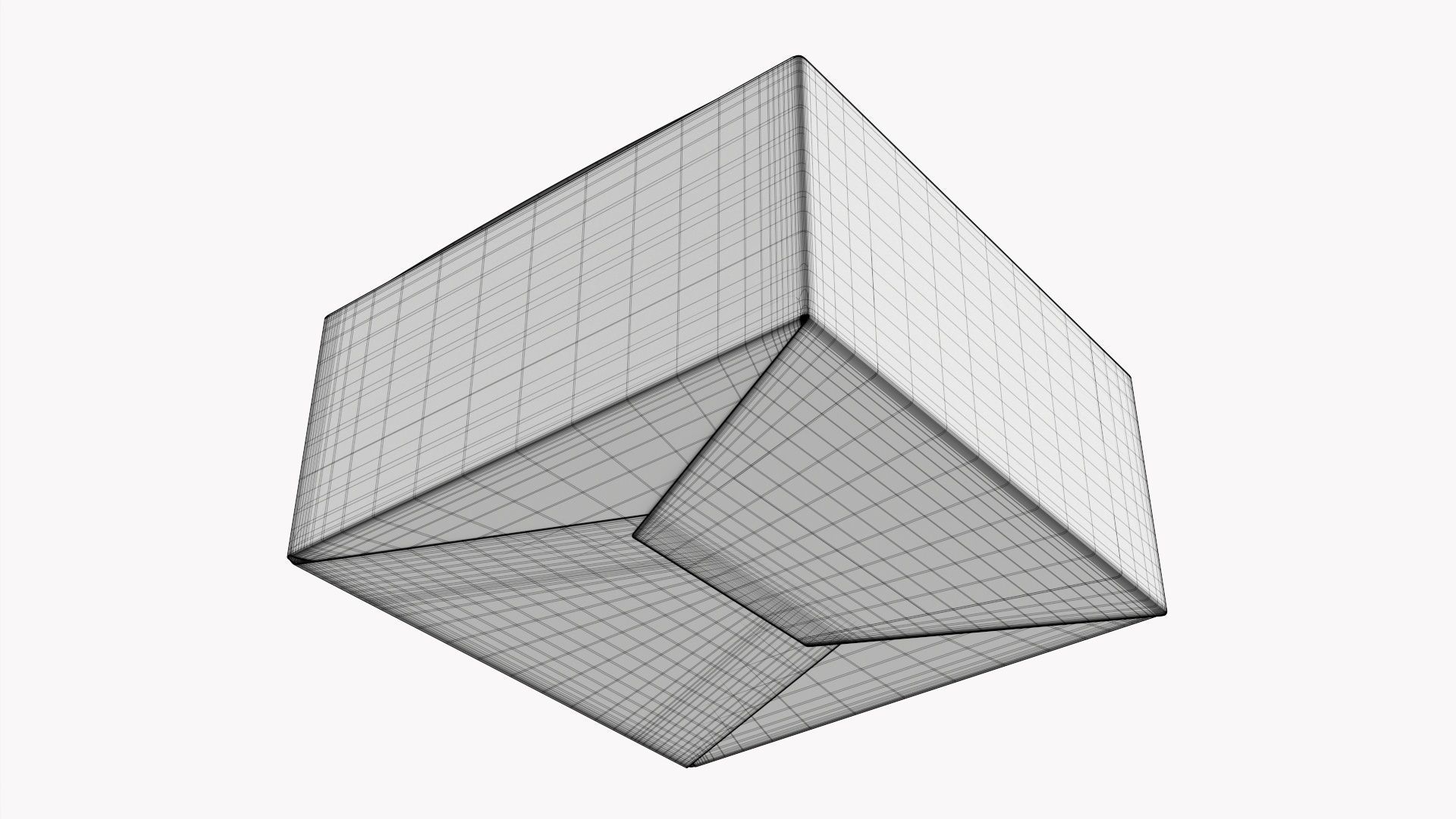 Gift paper box 04 3D model_8