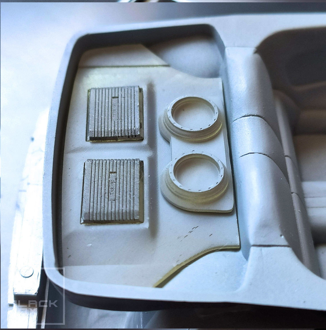 SUPRA MK4 Stereo and Strutbar For TAMIYA 1-24 MODELKIT 3D print model_2