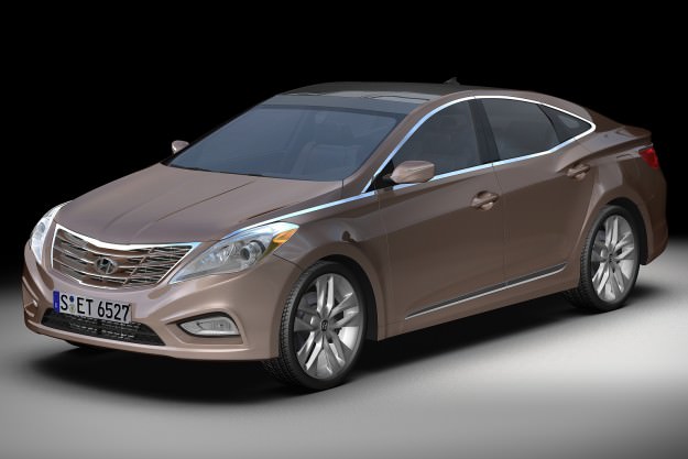 2012 Hyundai Azera 3D model