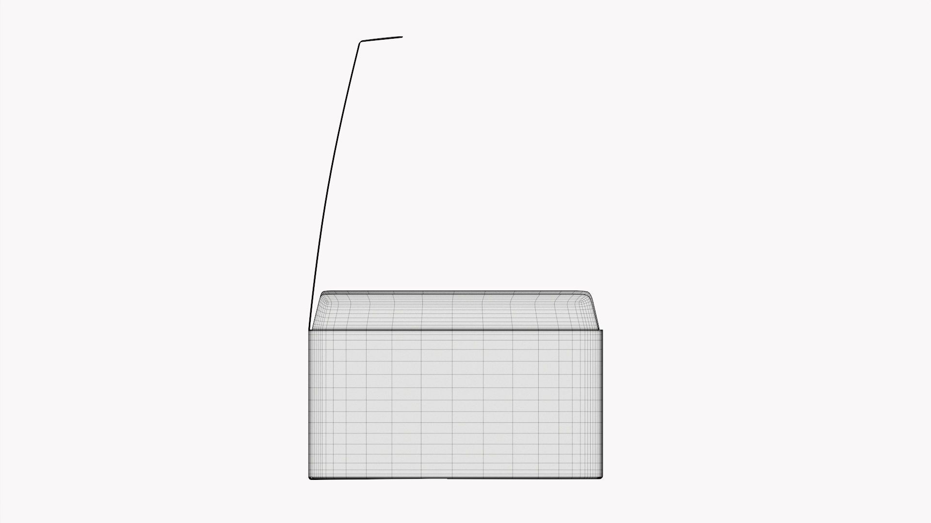 Gift paper box 04 opened 3D model_10