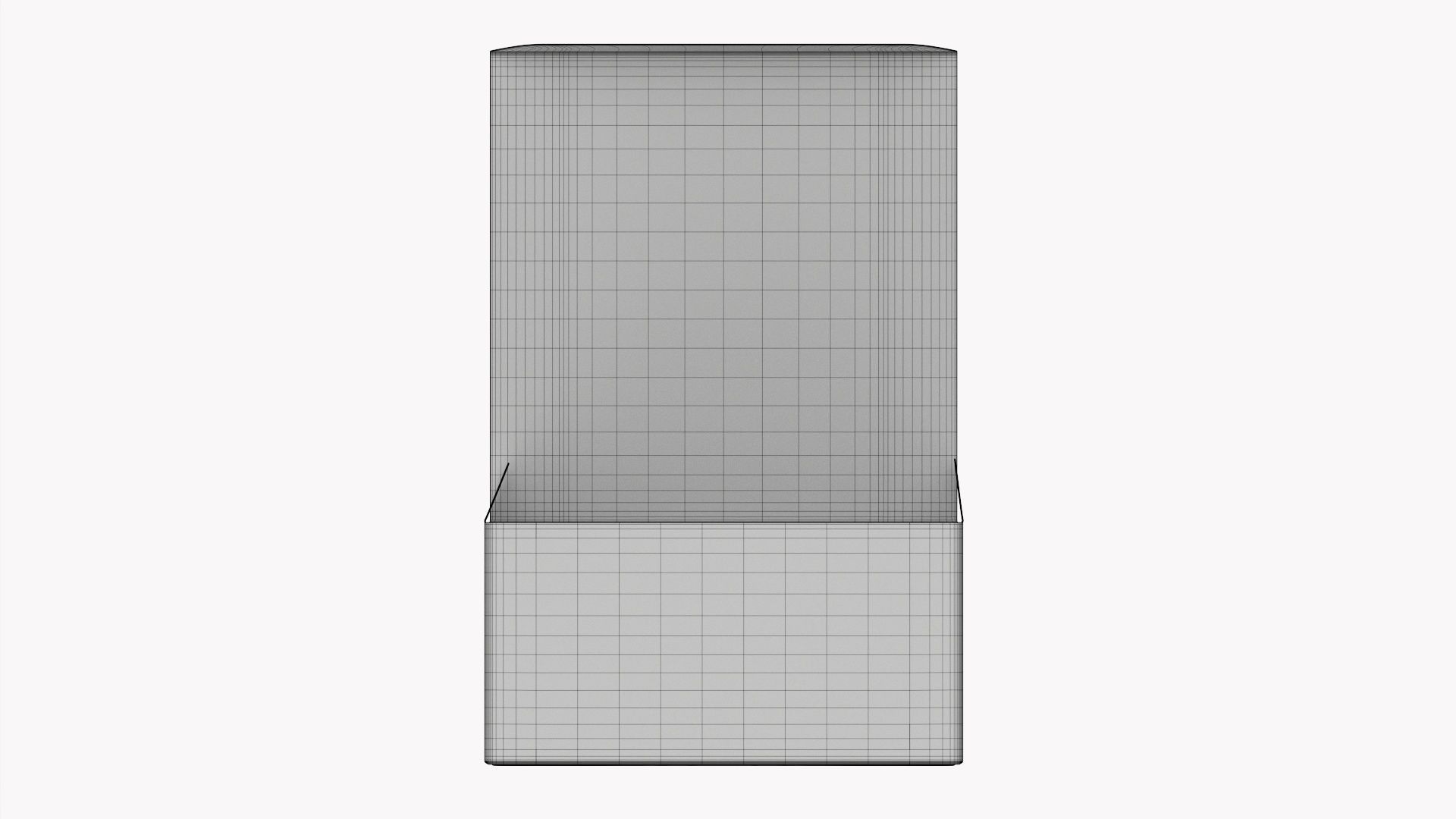 Gift paper box 04 opened 3D model_9