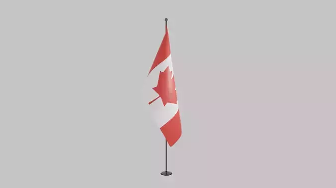 Flagpole canadian flag