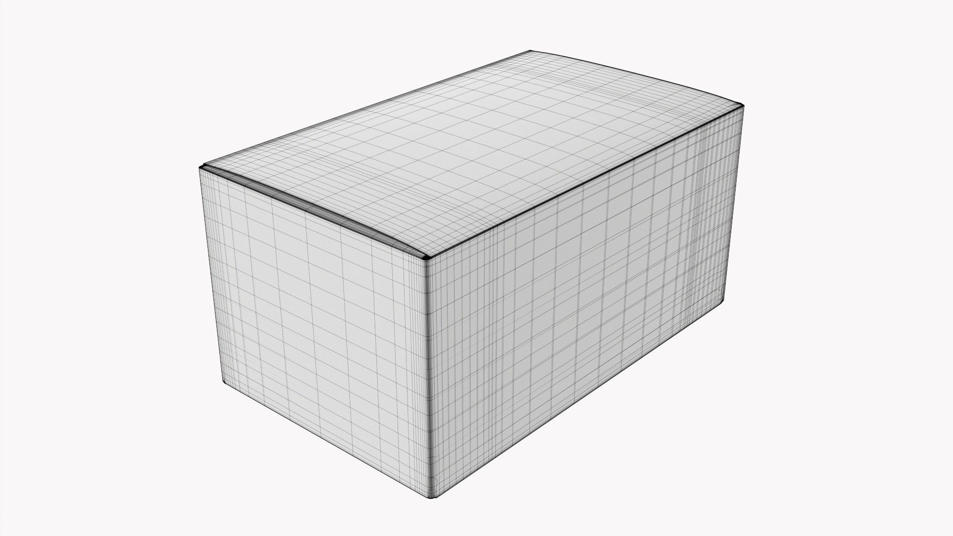 Gift paper box 05 3D model_7