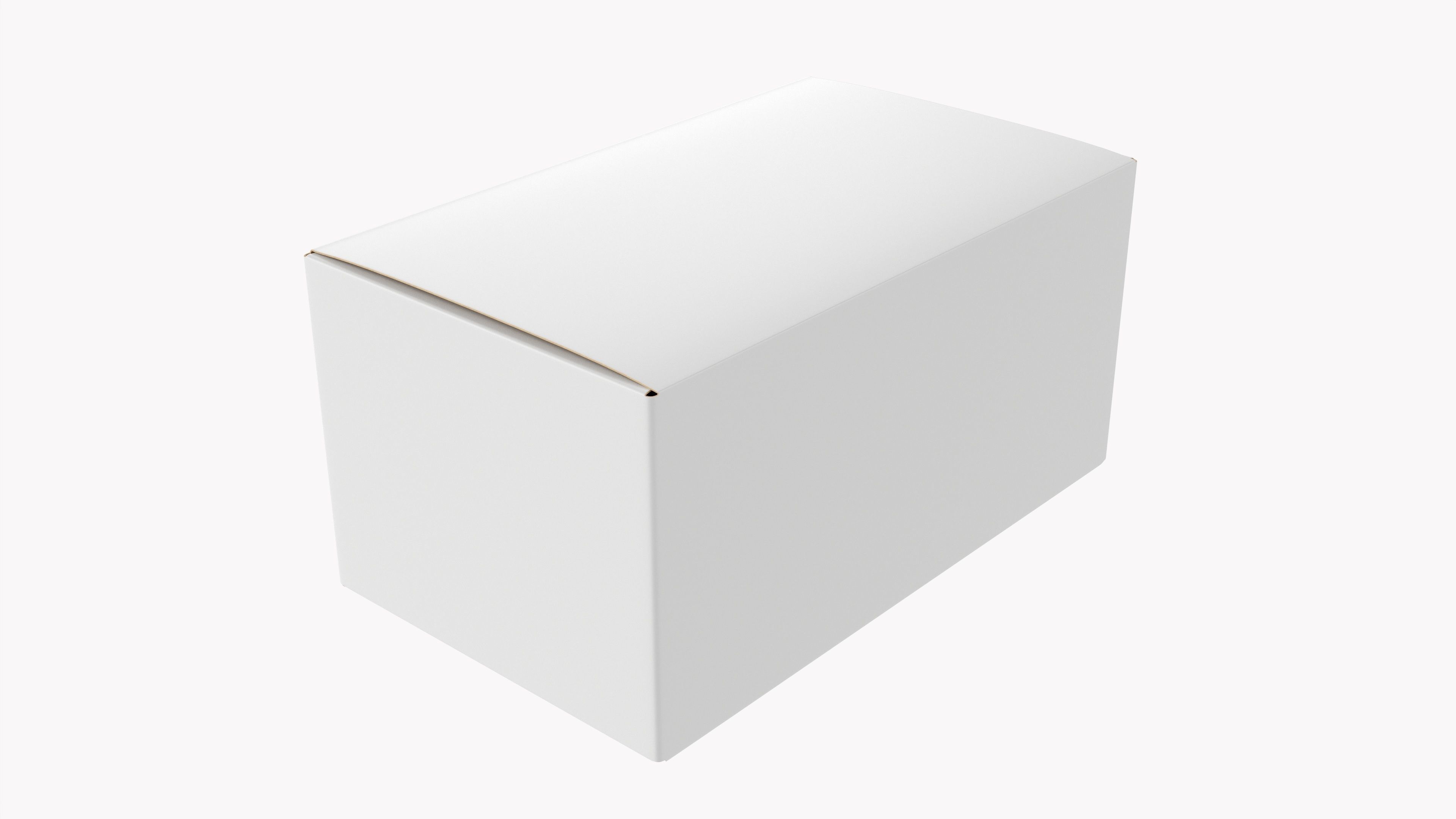 Gift paper box 05 3D model_1