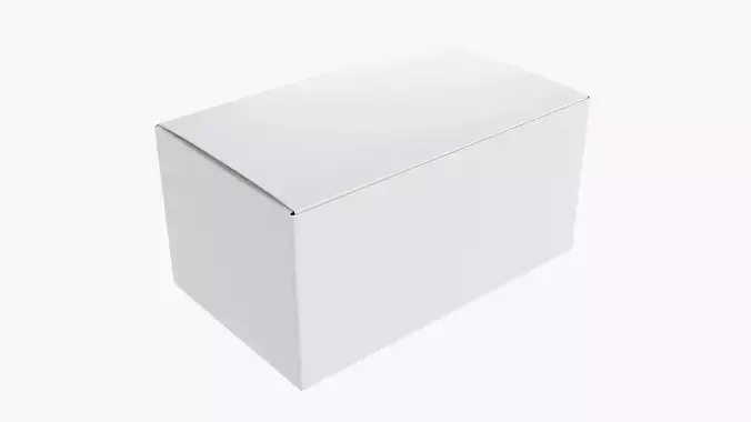 Gift paper box 05 3D model