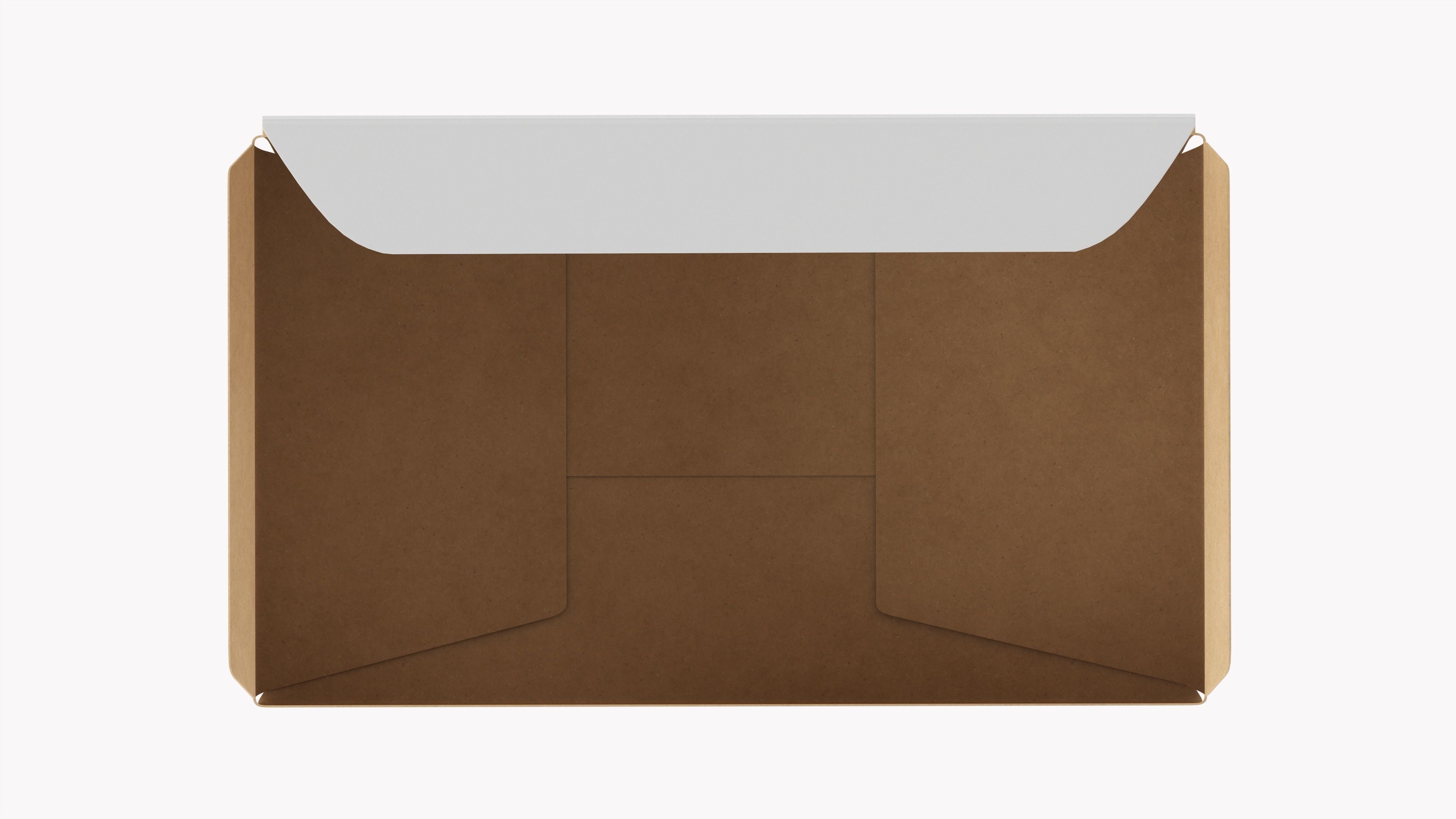 Gift paper box 05 opened 3D model_5