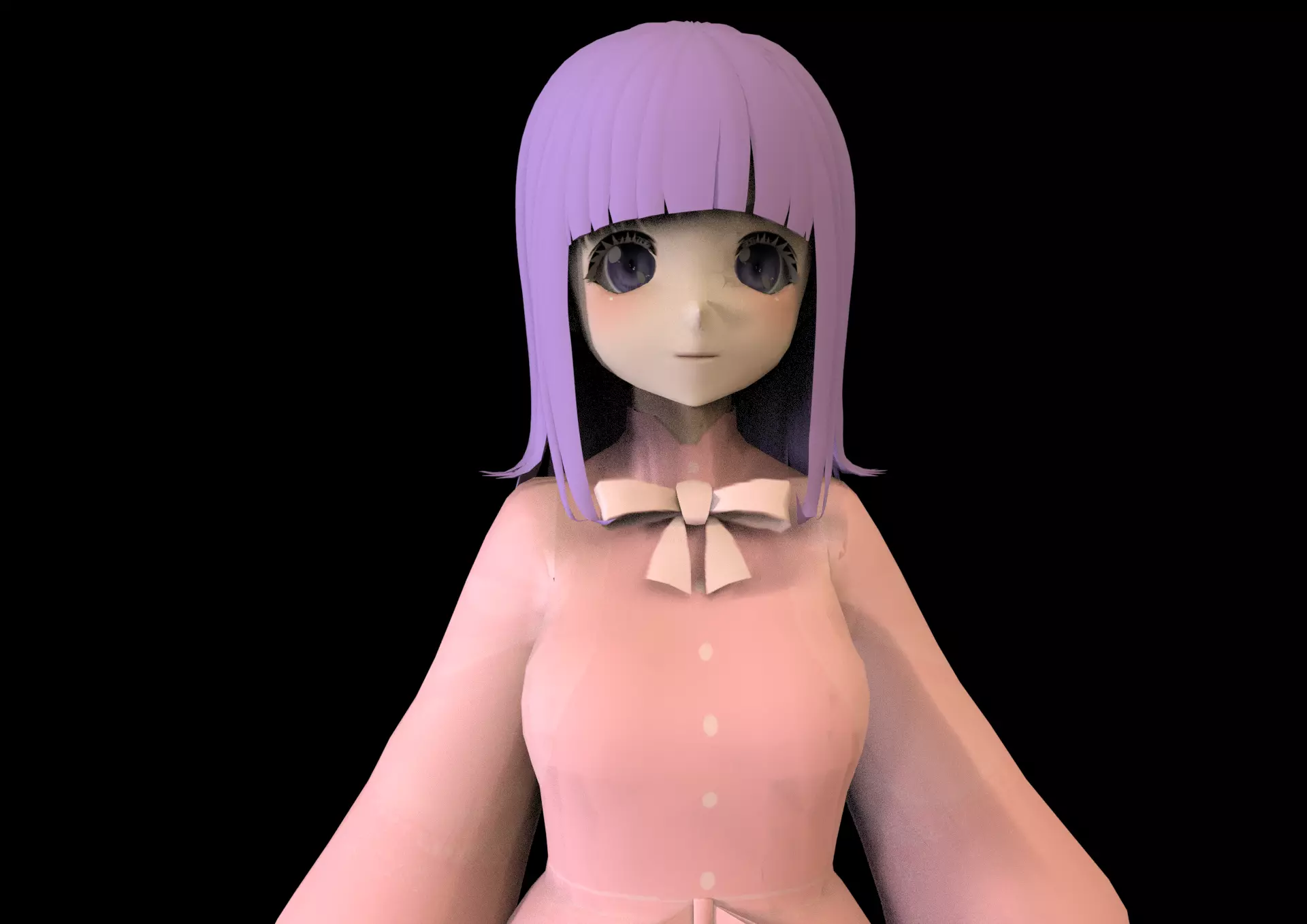 game ready Low Poly Anime Character 16 Low-poly 3D model_0