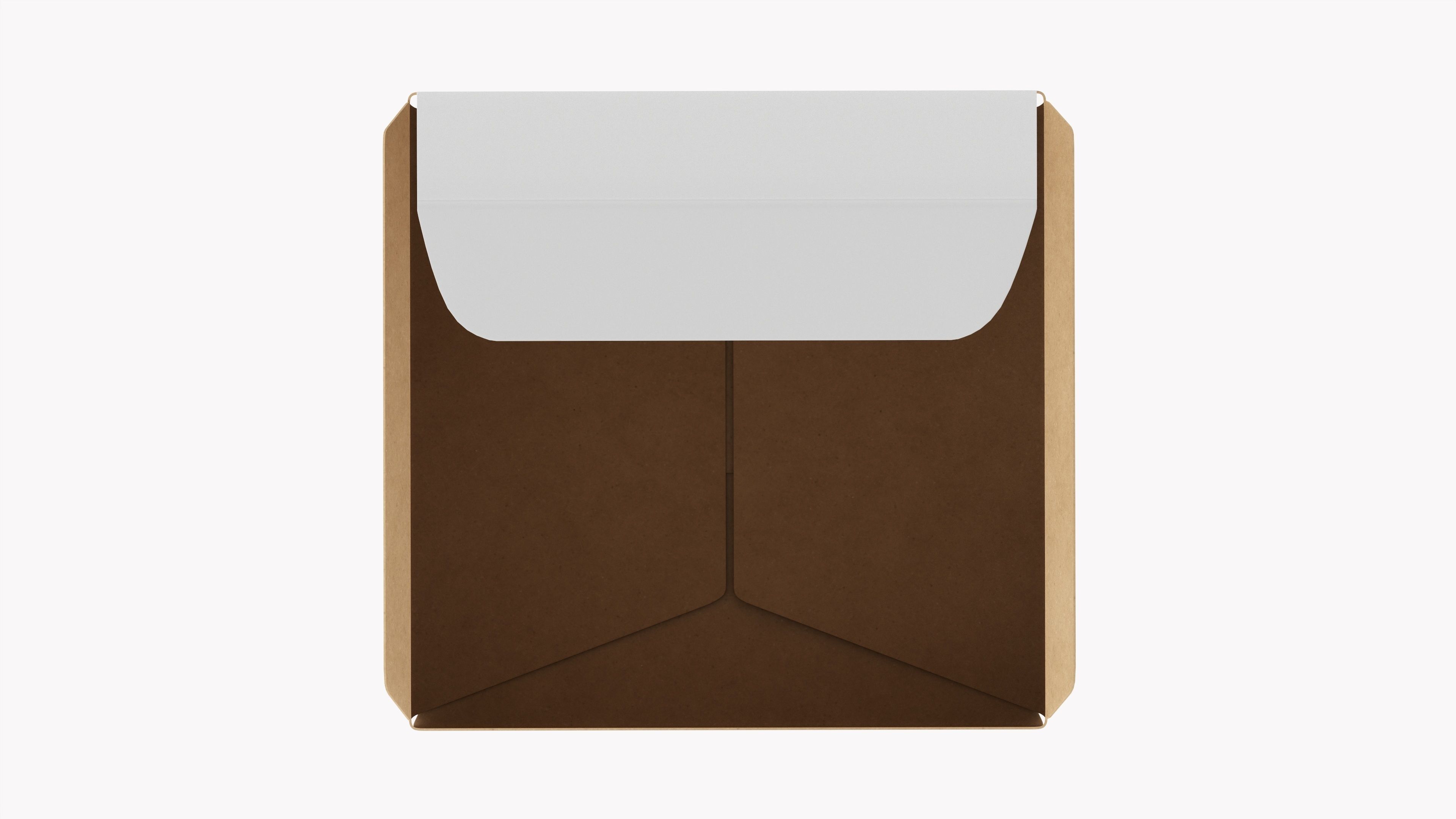 Gift paper box 06 opened 3D model_5