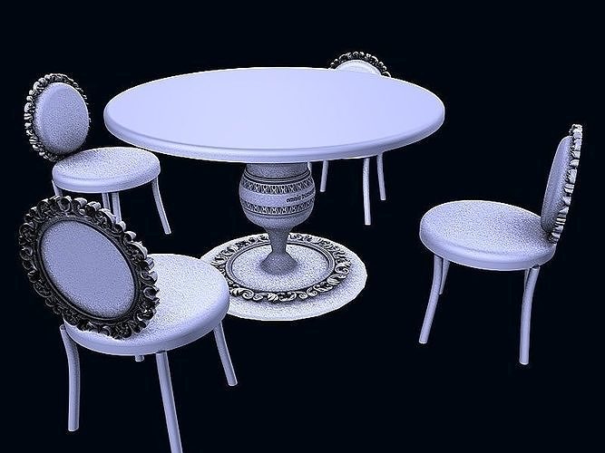 DINING ROOM SET 3D model
