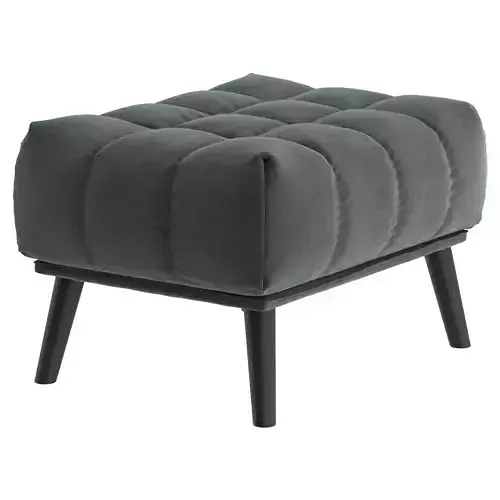 Velvet ottoman Modway Bestow Performance