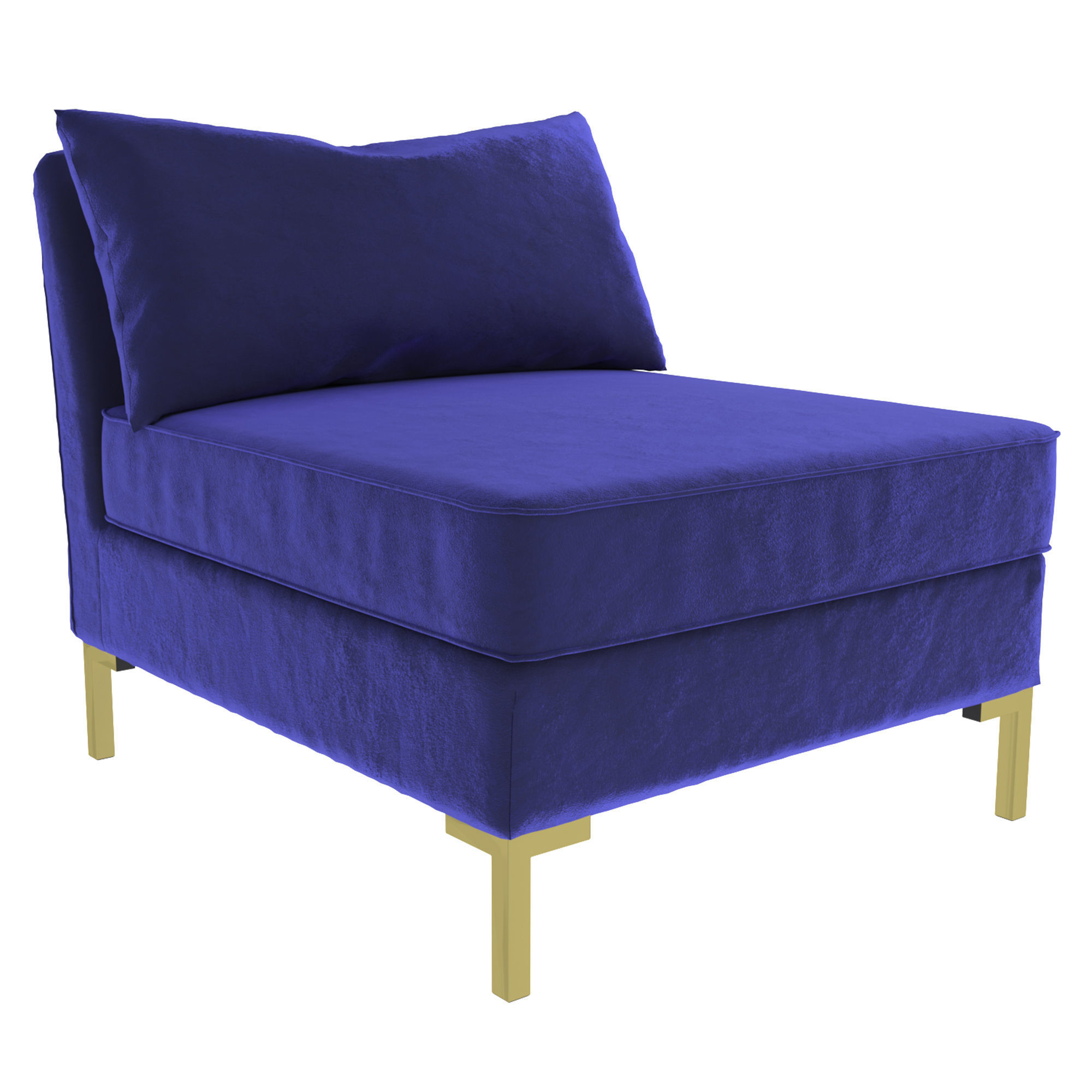 Armchair without armrests Modway Ardent Performans 3D model_4