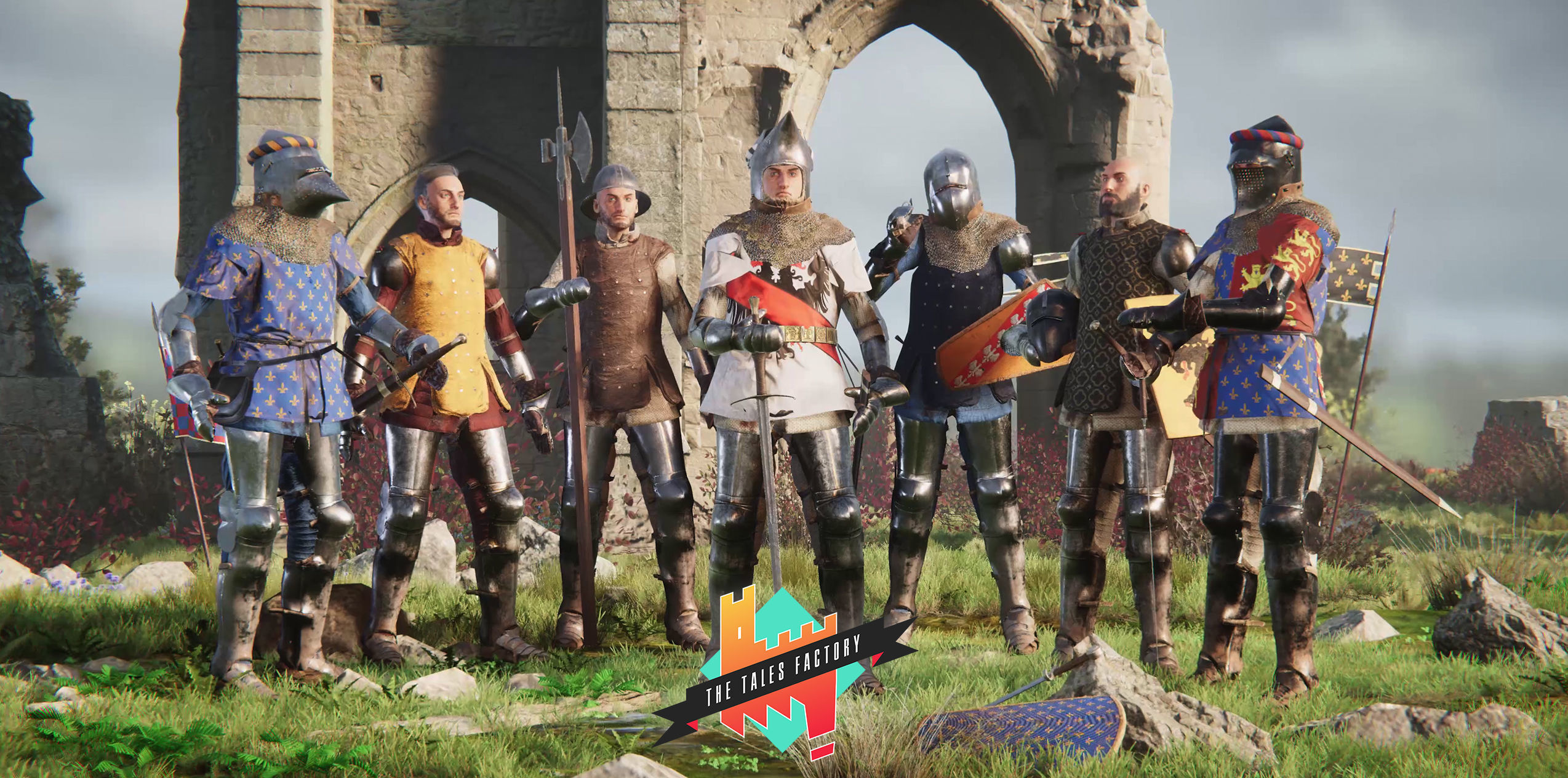 Knighthood Photoscanned Modular Knights Low-poly 3D model_2
